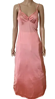 Vintage OLGA 9214 Coral Nylon Nightgown Size 34 • $50