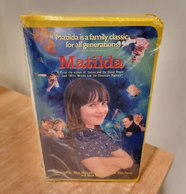 MATILDA   New Sealed VHS Clamshell  1996  JERSEY FILMS   Rated PG  Watermarks • $89.99