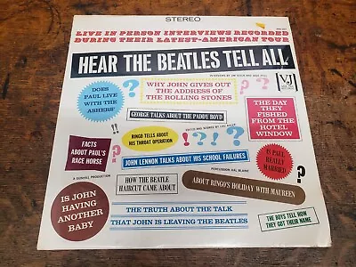 BEATLES Hear The Beatles Tell All VEE JAY LP Sealed VINYL Record NEW OLD STOCK • $8.09