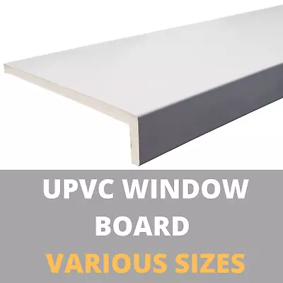 UPVC Window Board Cill Sill White PVC Capping 1.25M Facia Cover Board  • £8.99