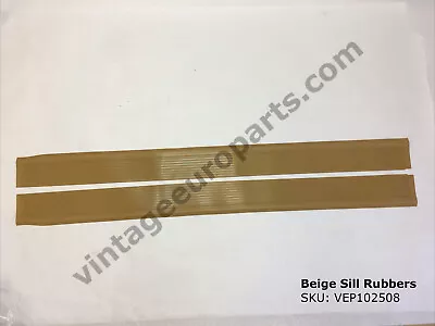 New Beige Sill Plate Rubbers Fits W107 350SL 450SL 380SL 560SL • $74