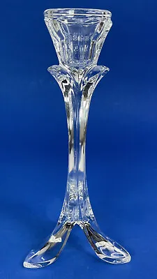 Vintage Cristal D'arques Lead Crystal Candle Stick Holder Footed 8.5  France • $19.97