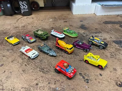 Vintage Matchbox Superfast Toy Car Mixed Lot Of 12 - 70s 80s 90s • $5