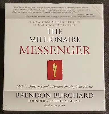 Millionaire Messenger Brendon Burchard 6 CDs Unabridged Founder Experts Academy • $19.99