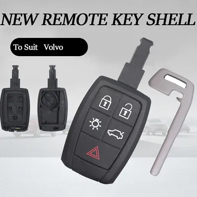 For Volvo C30 C70 V50 S40 2006 2007 2008 2009 2010 2011 Remote Car Key Shell 5B • $14.74