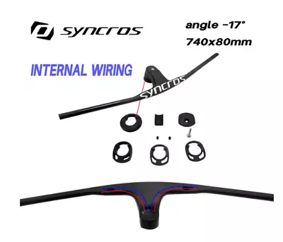Syncros Carbon Handlebar Internal Handlebar MTB Bike 60/70/80/90/100mm Inner Bar • $86.60
