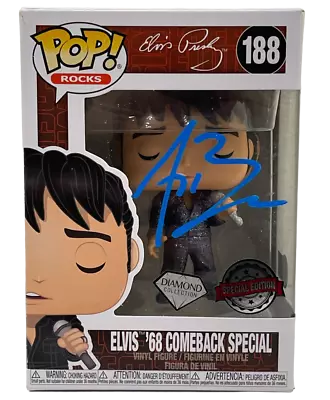 Austin Butler Signed Elvis 68 Special Funko Figure 188 Autograph Beckett 3 • $500