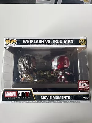 FUNKO POP! Movie Moments Marvel Corps Exclusive Whiplash Vs Iron Man #361 • £15