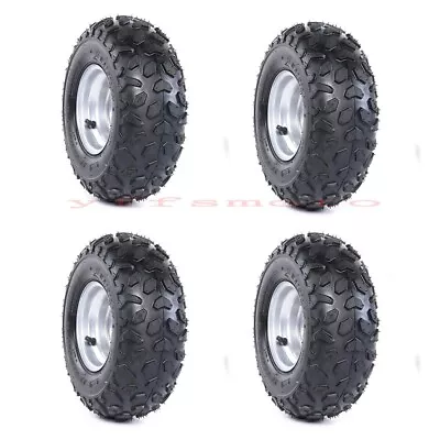 4pc 145/70-6 Tyre Wheel Rim Tire For ATV UTV 4 Wheeler Golf Cart 50cc 70cc 125cc • $139.50