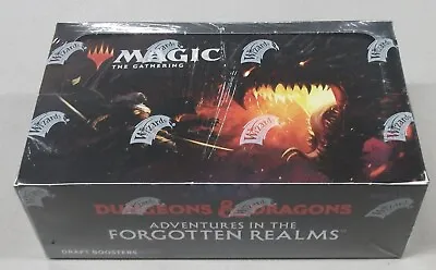 Magic The Gathering ADVENTURES IN FORGOTTEN REALMS Draft Booster Box AFR 2021 • $90