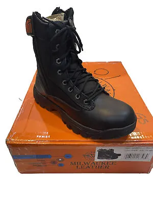 Milwaukee Leather Men's Size 7 Leather Tactical Boot - Round Toe  - MBM9110 • $26