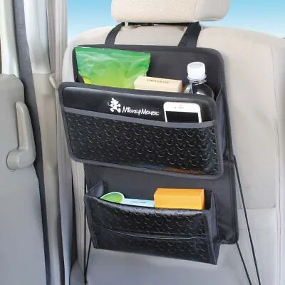 New Disney Mickey Mouse Seat Back Organizer Holder Storage Car Accessories • $32.29