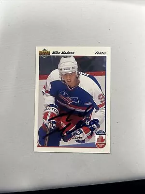 1991-92 Upper Deck #32 Mike Modano Autograph • $14.99