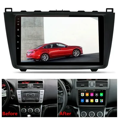 For Mazda 6 2007-2011 9'' Android 11.0 Car Stereo Radio GPS Navigation BT USB • $103.95