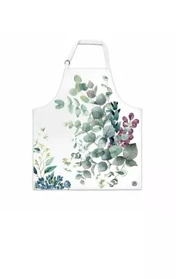 Michel Design Works Cotton Chef's Apron Eucalyptus & Mint - NEW • $10