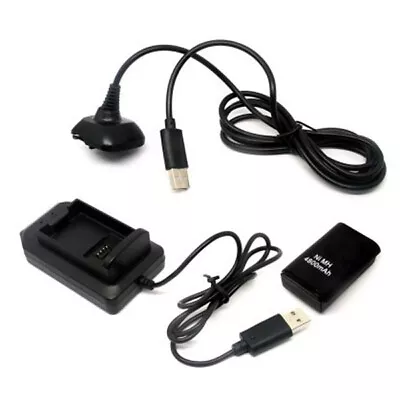 For Xbox 360 Battery Charger USB Cable Pack USB Wireless Rechargeable Controller • $20.66