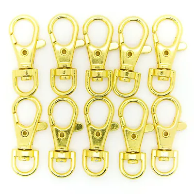 Metal Lanyard Hook Gold Swivel Snap For Paracord Lobster Clasp Clips Lot Of 250 • $56.99