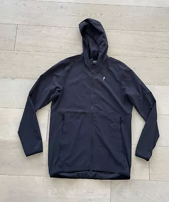 New Specialized Hooded Rain/ Cycling/trail Jacket Medium Wind Breaker M Black • $89.99