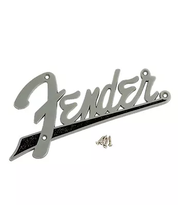 Genuine Fender Flat Amp Logo Plate For Bassman Super-Sonic Vibro King • $15.49