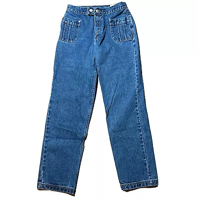 Vintage Lawman Jeans Blue High Waist Western Rodeo Light Wash Denim COWGIRL EUC • $34.99