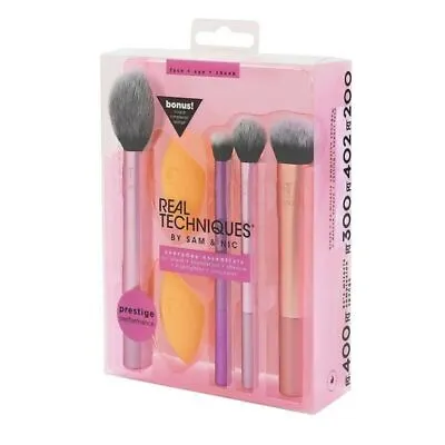 2024 Real Techniques Makeup Brushes Set Foundation Smooth Blender Sponges Puff • $20.36