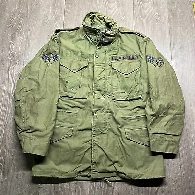 M 65 Army US Military Scovill US Airforce Vintage 70s Men's Field Jacket Size XL • $117.38