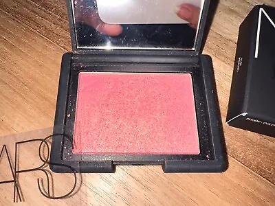 NARS Blush Orgasm Blusher Peach Pink Shimmer In Box Authentic Low P&P • £18