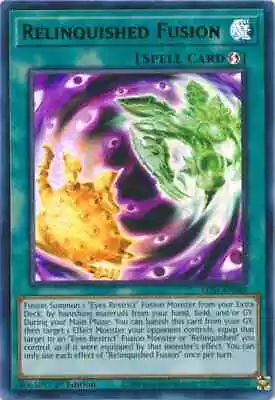 [GREEN ULTRA RARE] YuGiOh - Relinquished Fusion- LDS1-EN049 - NM/M - 1st Ed • £4.90