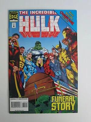 Incredible Hulk #434 Vf+ Funeral Nick Fury Avengers W/ Over Power Game Cards • $5