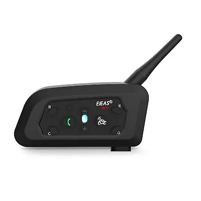 EJEAS V6 Pro Motorcycle Helmet Bluetooth Intercom Headset Wireless Waterproof  • $49.99