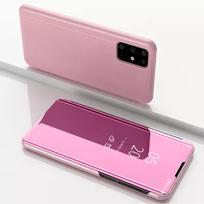 For Samsung Galaxy S20 S10 S9 S8 S7 S6 Luxury Smart View Mirror Flip Case Cover • $12.51