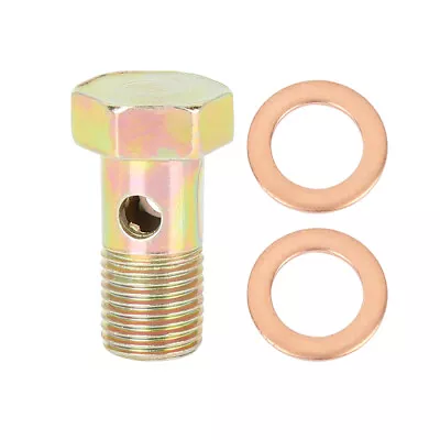 M10x1.0mm Metric Thread Banjo Bolts Brake Fitting Adapter With 2pcs M10 Washers • $8.49