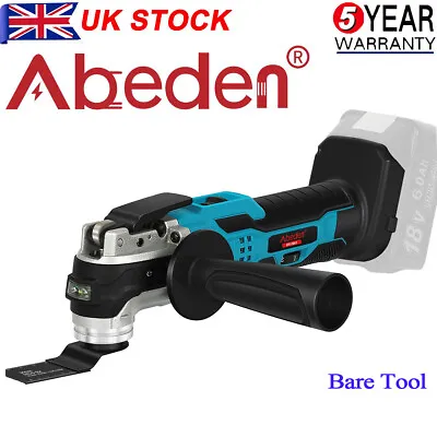 Abeden For Makita 18v Li-ion Cordless Multi Tool Keyless Blade Change Bare Unit • £63.99