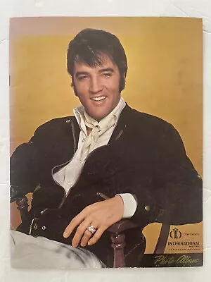 Elvis Presley International Hotel Photo Album 1970 Yellow 20 Pages Very Good • $130.95