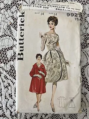 Butterick 9927 Vintage Women’s Dress And Coat Sewing Pattern • $4.74