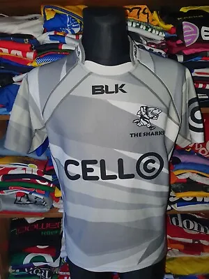 £35.99 • Buy NATAL SHARKS RUGBY SHIRT SIZE L BLK JERSEY LEAGUE (s551)