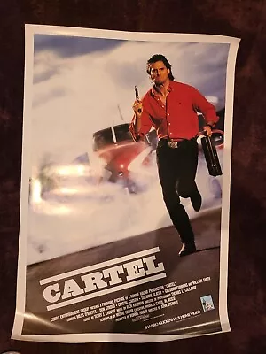 Cartel Movie Poster Staring Miles O' Keefe Don Stroud Crystal Carson  • $14.99