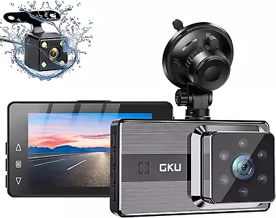 $100.60 • Buy Dash Cam Front And Rear, Dash Cam 1080P Full HD Dual Car Camera,170° Wide Angle 