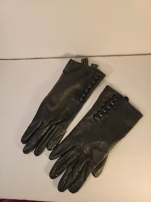 Mercer And Madison Vintage Womens Brown Leather Gloves - Small • $31.81