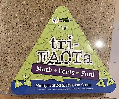 Learning Resources Tri-FACTa Multiplication & Division Game Math Homeschool  • $21.99