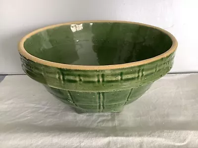 Vintage McCoy Green Number 8 Mixing Bowl • $95