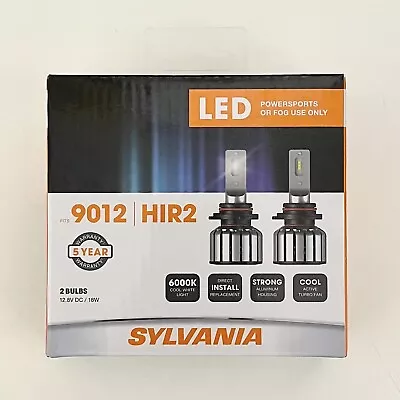 Sylvania LED 9012 HIR2 (9012SL.BX2) Fog & Powersport Headlight 2 Bulbs • $43.99