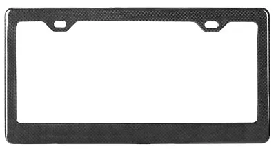 1x1 Gloss Real Carbon Fiber License Plate Frame - 2-Hole Blank • $34.95