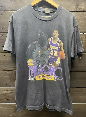 Vintage 90s Magic Johnson Salem Sportswear Men’s T-Shirt Sz XL Rare NBA (10) • $175