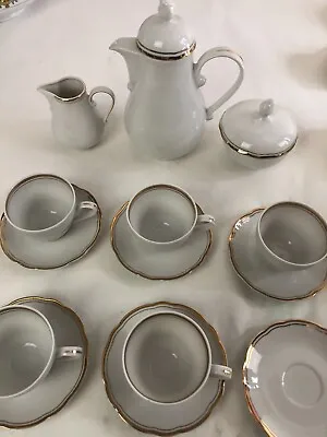 Vintage Kahla Demitasse Espresso Coffee Set German Porcelain 16pcs • $19.95