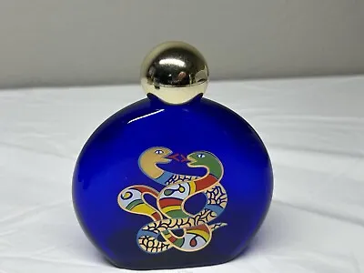 Vintage Niki De Saint Phalle 4oz EMPTY Bottle Enamel Entwined Serpents Snakes • $44.99