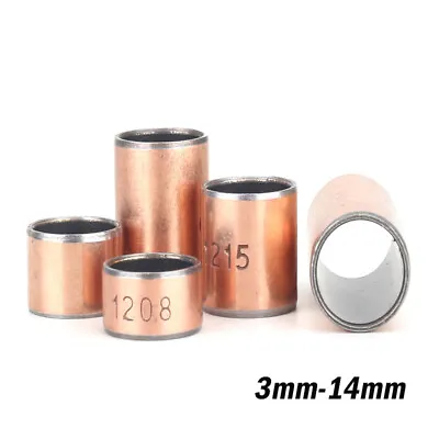 Self Lubricating Composite Sleeve Bearing Bushing 3/4/5/6/7/8/9~14mm ID • $2.69