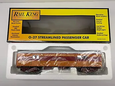 O MTH Streamlined Baggage Car Train 30-6090-1 Milwaukee Road Post Office 1331. • $59.99