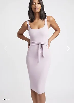 Kookai Unity Tie Midi Dress - Size 0 (34-36) Mauve Mist Worn Once • $35