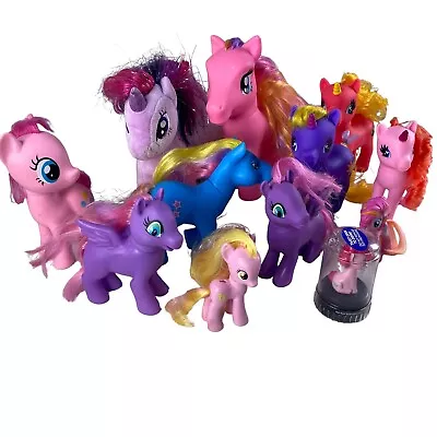 My Little Pony Mixed Lot 11 Plastic Figures And 1 Ty Plush • $27.99